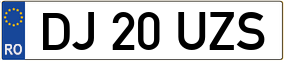 Truck License Plate